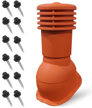 ВЕНТИЛЯЦИОННЫЙ ДЫМОХОД ДЛЯ МЕТАЛЛОЧЕПЕЧИЦЫ, ЛИСТ ТРАПЕЦЕИДАЛЬНЫЙ, КРЫША 150 мм F22