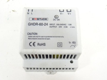 Блок питания рейки 24В/2,5А GHDR-60-24 Enstick