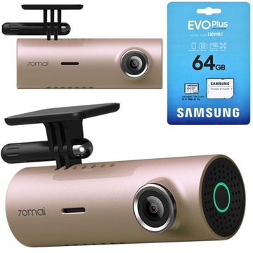 70mai M300 język PL + karta SAMSUNG EVO Plus 64 GB