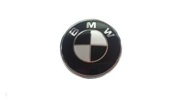 BMW E46 E90 F22 F23 F80 F83 ZNAKY NA KRYT 74MM ČERNÁ