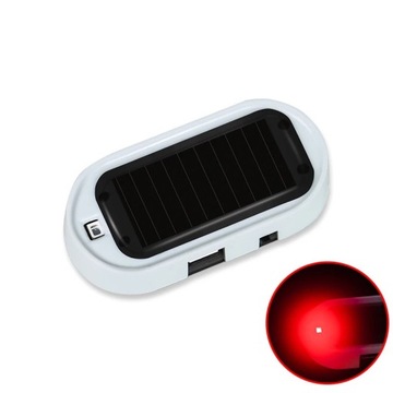 Auto Solar charging Car LED Security System Warning Light Auto Day Night