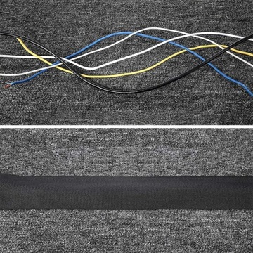 TAŚMA RZEP MASKOWNICA KABLI DYWANU WYKŁADZINY ORGANIZER PRZEWODÓW 1m