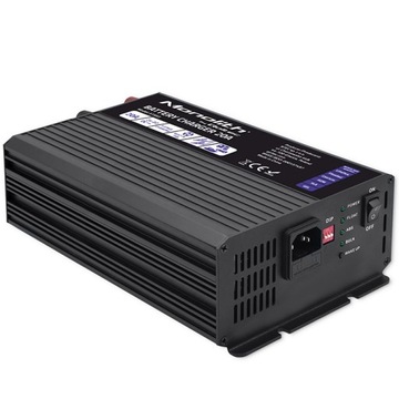 Qoltec Inteligentna ładowarka do akumulatorów LiFePO4 AGM GEL SLA 20A 24V