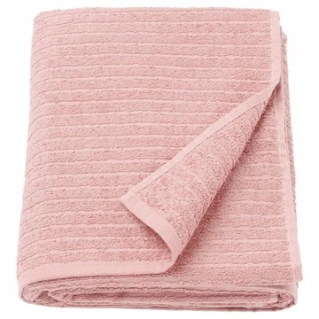 RĘCZNIK kąpielowy DUŻY IKEA VAGSJON 100x150 cm BLADORÓŻOWY GRUBY BAWEŁNA