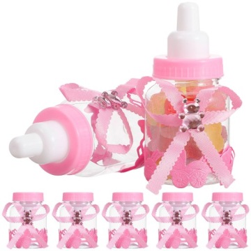 12 шт. BABY SHOWER рожева коробка на подарунки