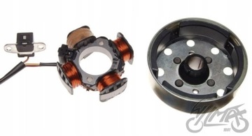 СТАТОР ИСПАРКЕР 4 КАТУШКИ + МАГНИТНОЕ КОЛЕСО