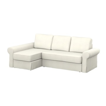 BACKABRO Pokrycie sofy z leż., Velvet Creme