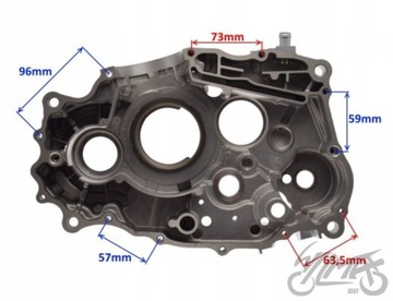 КОРПУС ДВИГАТЕЛЯ ПРАВЫЙ ДЛЯ ЗИПП ВЗ-2