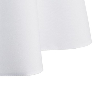 ЭЛЕГАНТНАЯ ГЛАДКАЯ ПРЯМОУГОЛЬНАЯ СКАТЕРТЬ БЕЛАЯ 140Х220