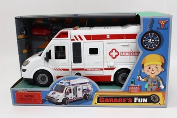 AUTO AMBULANS ROZKRĘCANY YW8088C 10017