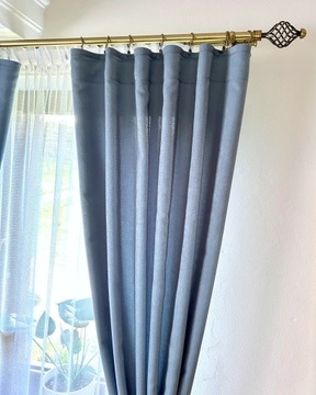 Материал Ткань для штор Серо-Синяя ширина 280 см.