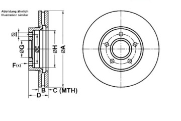 ПЕРЕДНИЕ ДИСКИ + КОЛОДКИ ATE PD FORD FOCUS MK2 278MM