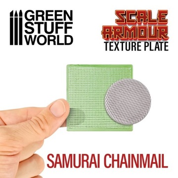 Green Stuff Texture Plate Samurai Chainmail