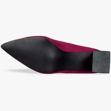 ДЕКОРАТИВНЫЕ КЛАССИЧЕСКИЕ ТУФЛИ НА ВЫСОКОМ КАБЛУКЕ, размер 39