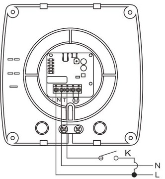 Вентилятор для ванной комнаты EBERG AXO 100T TIMER + заслонка