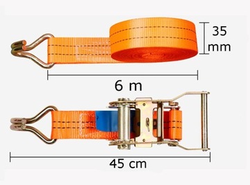 PAS TRANSPORTOWY Z NAPINACZEM 6M/35MM 2000KG