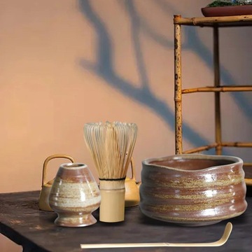Japanese Matcha Set, Whisk Holder, Dark Brown