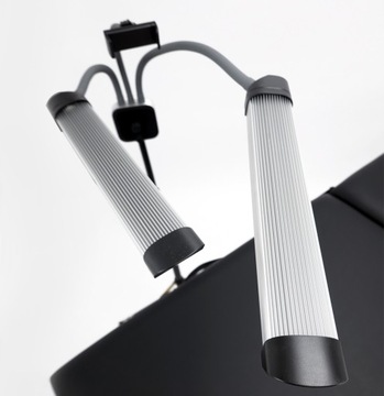 Косметическая кровать Складная светодиодная лампа Бестеневые ресницы Анатомический матрас