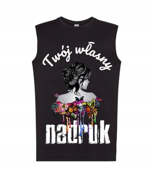 MĘSKA KOSZULKA Z NADRUKIEM TANK TOP 4 KOLORY M