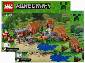 LEGO INSTRUKCJA Minecraft BEZ KLOCKÓW!!! - Wioska The Village 21128 2016r.
