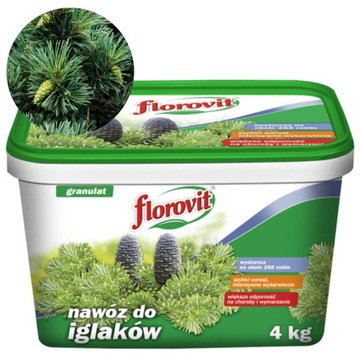 Nawóz Do Iglaków 4KG FLOROVIT Iglaki Tuje
