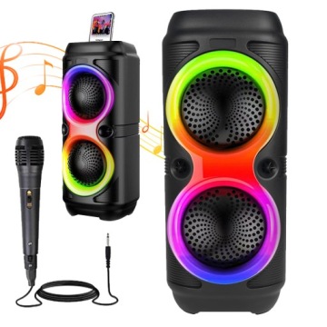 Reproduktor Bezdrátový Bluetooth Boombox Ozvučovací Mikrofon
