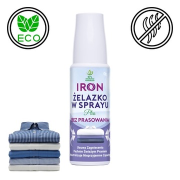 IRON ŻELAZKO W SPRAYU WYGŁADZA ZAGNIECENIA 100ml