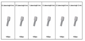 НАБОР КОНЦЕВЫХ ВТУЛОК ДЛЯ КАБЕЛЬНЫХ СОЕДИНИТЕЛЕЙ 600