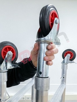 Шарнирные алюминиевые леса EUROSCAFFOLD Compact HEIGHT 3M PROFESSIONAL