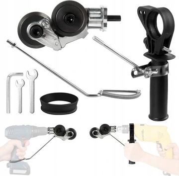 PRZYSTAWKA ADAPTER DO CIĘCIA BLACHY DO WIERTARKI