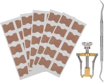 НАБОР НАКЛЕЙКОВ-ПАТЧЕЙ ДЛЯ КОРРЕКЦИИ ВРОСШИХ НОГТЕЙ 50шт. ЗАЖИМ ДЛЯ ЗОНДА