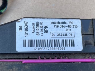 13106347 SVAZEK SEDADLA LEVÝ PŘEDNÍ OPEL VECTRA C SIGNUM