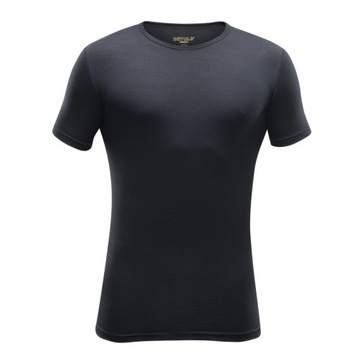 DEVOLD T-shirt BREEZE 100% WEŁNA MERINO Black L
