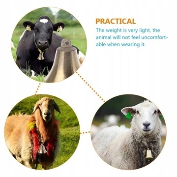 Металлические колокольчики для животных, коровьего бога на ферме