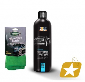 ADBL SYNTHETIC SPRAY WAX 1L + MIKROFIBRA