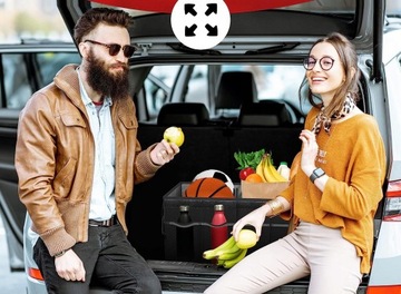 СКЛАДНОЙ ОРГАНАЙЗЕР ДЛЯ БАГАЖНИКА АВТОМОБИЛЯ АВТОМОБИЛЬНАЯ ТРАНСМИССИЯ СУМКА БОЛЬШАЯ ЖЕСТКАЯ