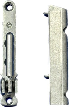 НИЖНЯЯ ПЕТЛЯ ROTO ДЛЯ ОКОН ПВХ С БЕЛЫМИ КРЫШКАМИ