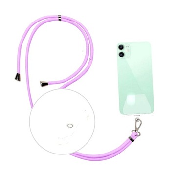 Универсальная лента/шнур для телефона, фиолетовая.