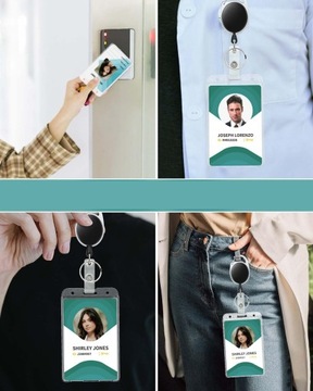 2x ВЕРЕВОЧНЫЙ ПОВОДОК С ТЯЖЕЛОЙ КАТУШКОЙ ДЛЯ НАБОРА Удостоверительных карточек