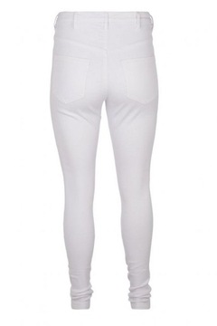БРЮКИ ДЖИНСЫ СТРЕТЧ БЕЛЫЕ ZIZZI С ВЫСОКОЙ ПОСАДКОЙ 305L N78 48