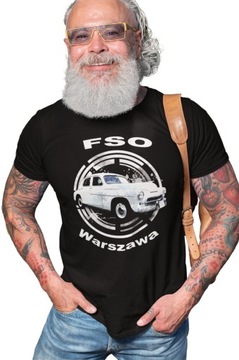 FSO WARSZAWA T-Shirt Koszulka SAMOCHODY PRL XL