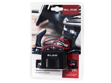 РАЗДЕЛИТЕЛЬ АВТОМОБИЛЬНОГО ПРИЖИВАТЕЛЯ 2xРОЗЕТКА