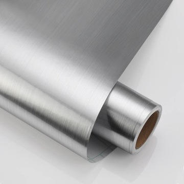 ТОЛСТАЯ АЛЮМИНИЕВАЯ ФОЛЬГА, САМОКЛЕЙКАЯ, ВОДОНЕПРОНИЦАЕМАЯ, КУХОННЫЙ ХОЛОДИЛЬНИК 500X60CM