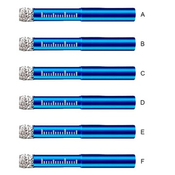 1/2/3/5 Керамические кольцевые пилы Сверло по стеклу