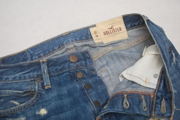 U Modne Spodnie jeans Hollister 32/34 z USA