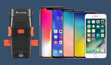 Велосипедный фонарь 5в1 с держателем для телефона, 500 лм