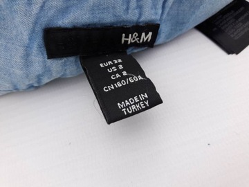 H&M a'la jeansowa SPÓDNICA z falbanami _ 32