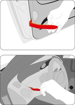 TOYA ZESTAW ŚCIĄGACZY DO TAPICERKI 11 CZ.