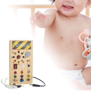 Светодиодные автобусы Монтессори, игрушки для раннего образования