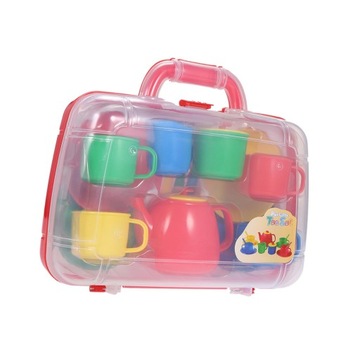 Игрушки Монтессори Развивающая игрушка-симулятор чая Стакан с футляром для переноски Чай Красный